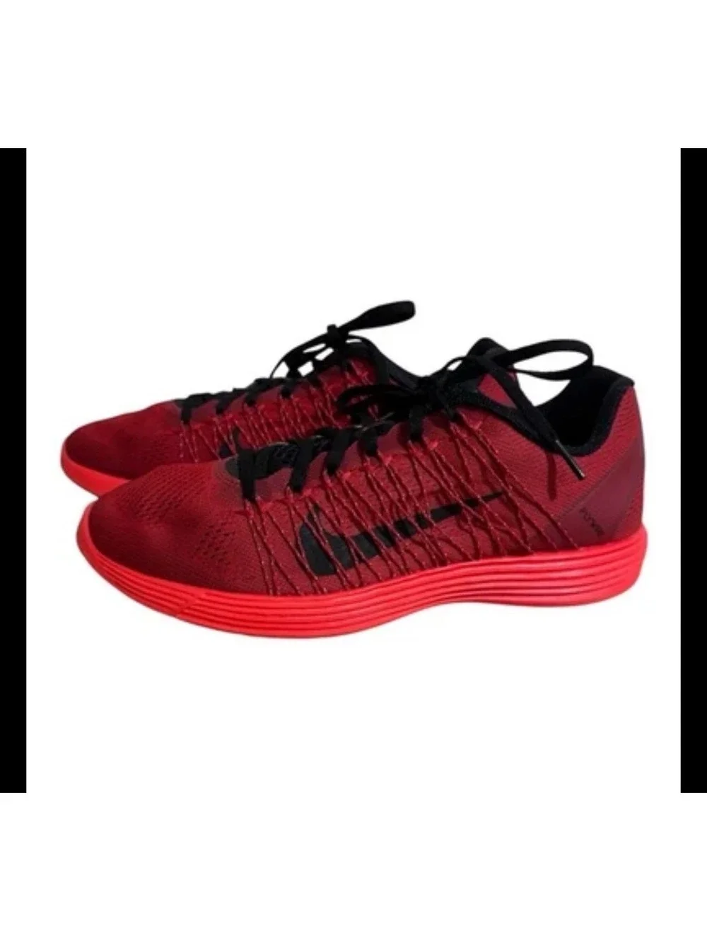 Men’s Nike Red Lunar Racer 3 Running Shoes Size 8.5